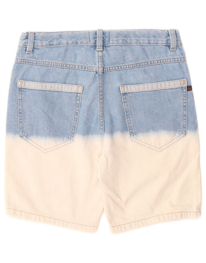 BENETTON Denimshorts til drenge 10-11 år W26 XL Blå Colourblock Bomuld