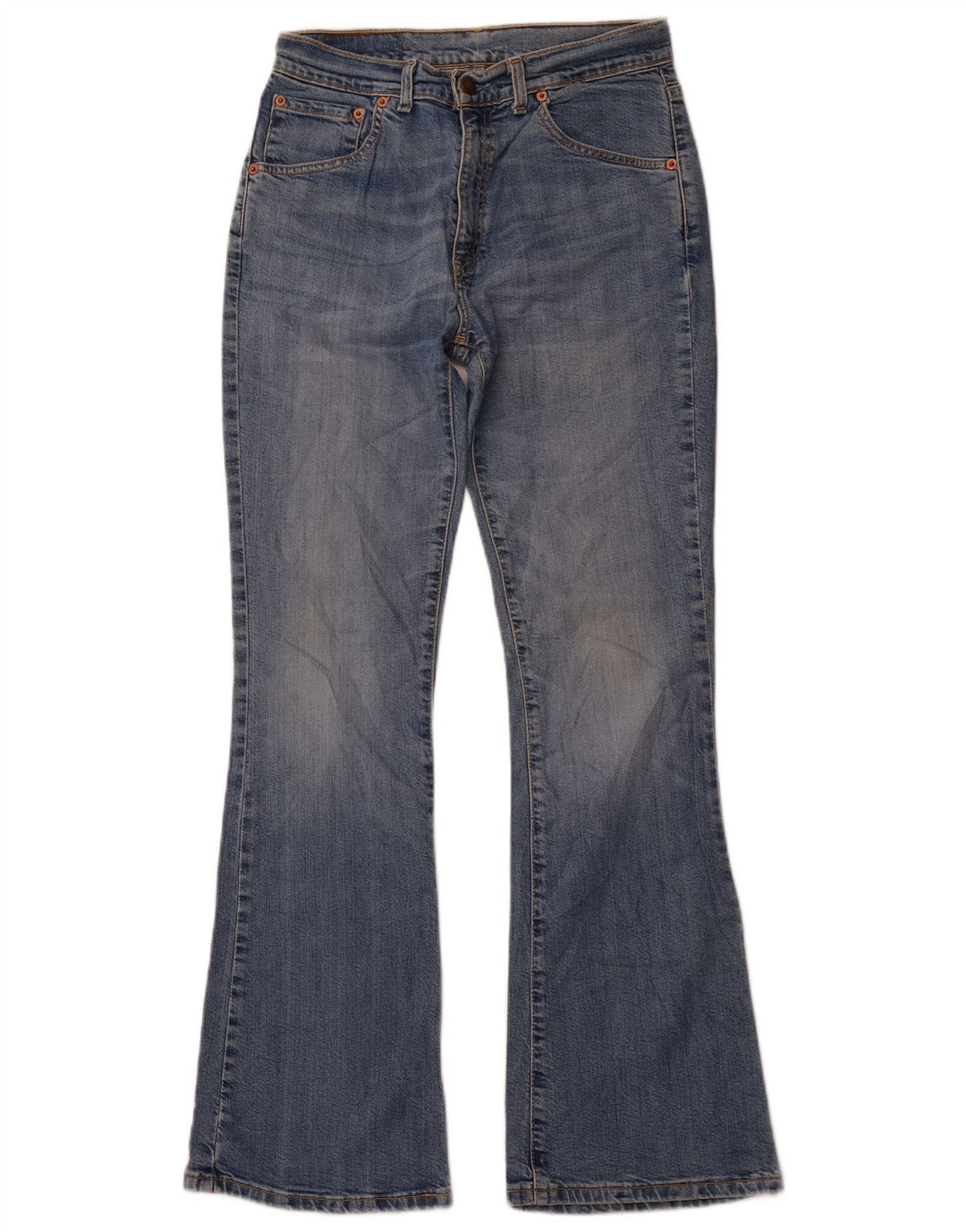 LEVI'S Dame 525 Bootcut Jeans W30 L32 Blå Bomuld