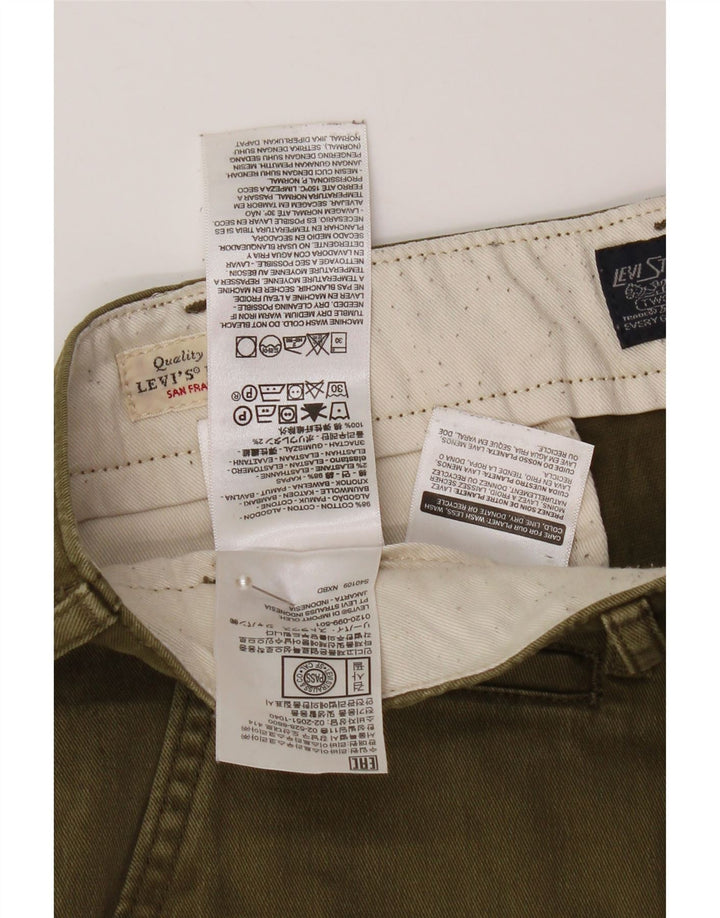 LEVI'S Chino Shorts til mænd W33 Medium Khaki Bomuld