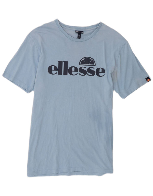 Ellesse Mens Graphic T-Shirt Top XL Blue Cotton