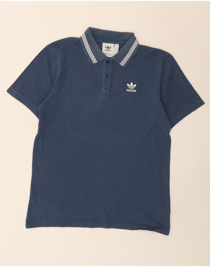 Adidas Polo skjorte til mænd, lille marineblå bomuld