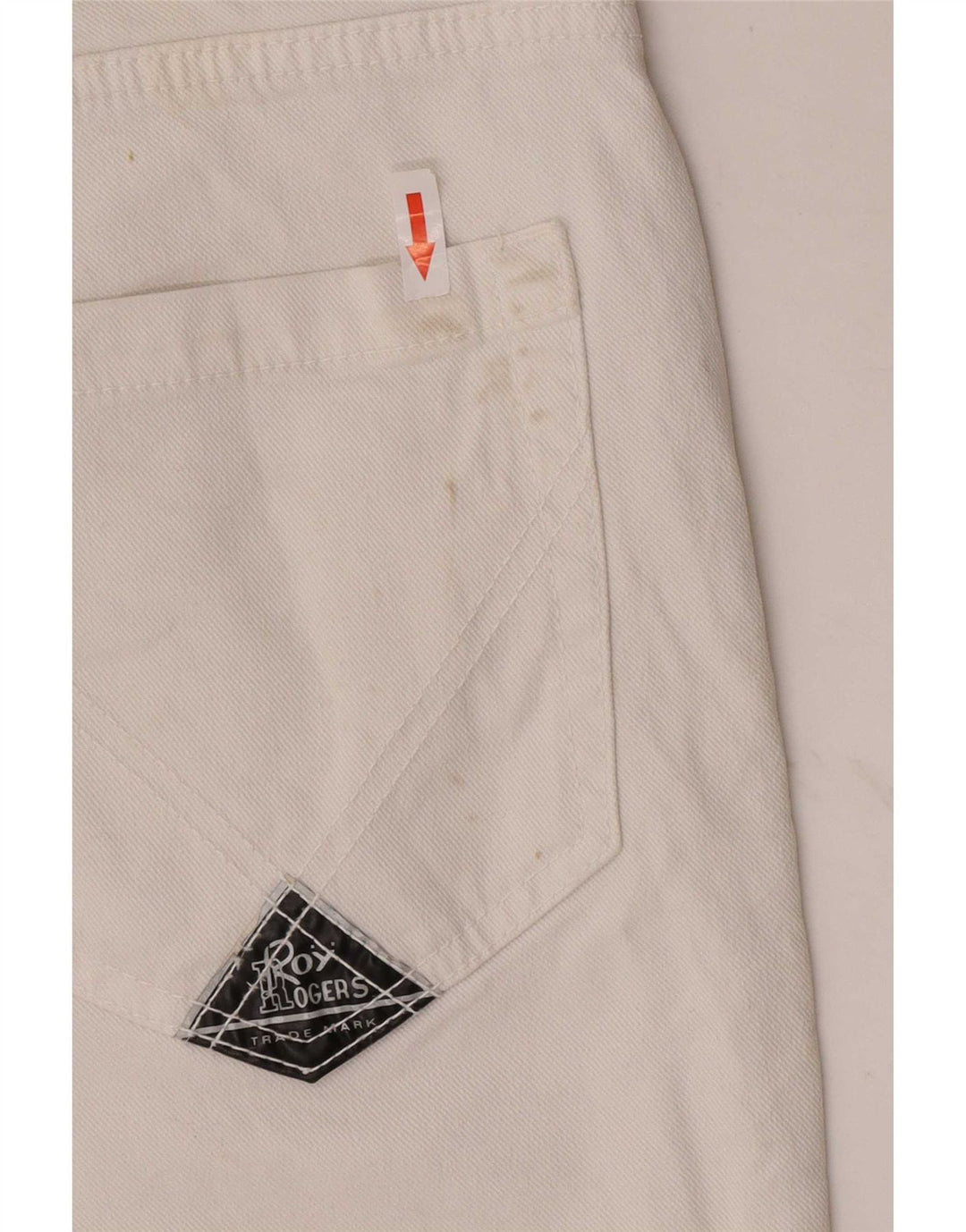 Roy Rogers Dame Denim Shorts IT 44 Medium W30 Hvid Bomuld