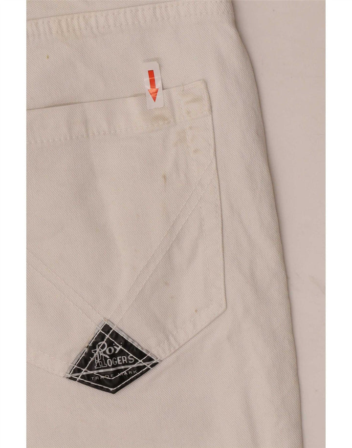 Roy Rogers Dame Denim Shorts IT 44 Medium W30 Hvid Bomuld
