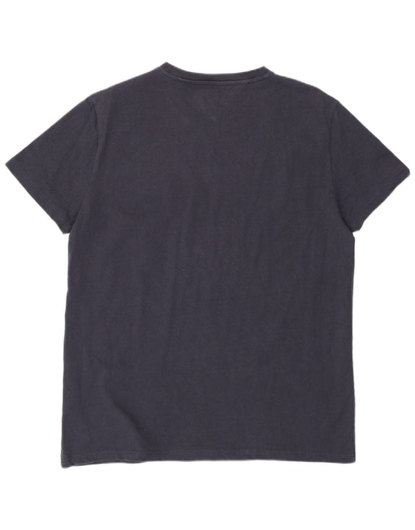 Tommy Hilfiger Regular T-Shirt Top UK 18 XL Marineblå Bomuld