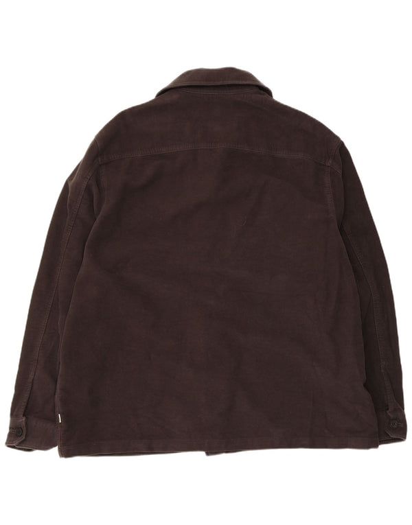 Marks & Spencer Herre Autograph Overshirt Skjorte XL Grå Bomuld