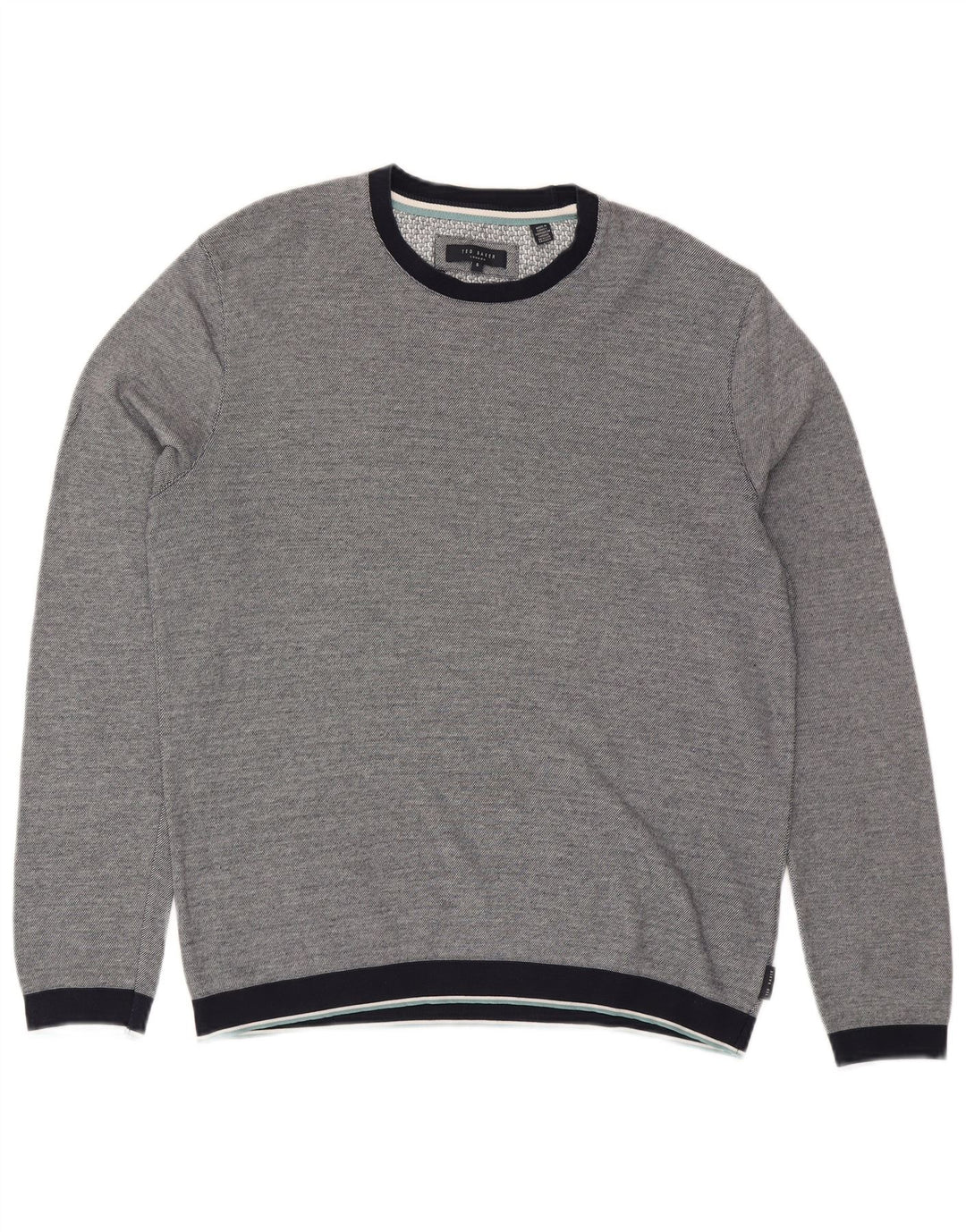 TED BAKER Sweatshirt-trøje til mænd størrelse 5 XL Marineblå bomuld