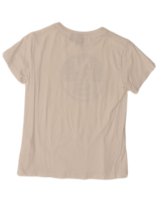 North Sails Boys Graphic T-Shirt Top 9-10 Years White Cotton