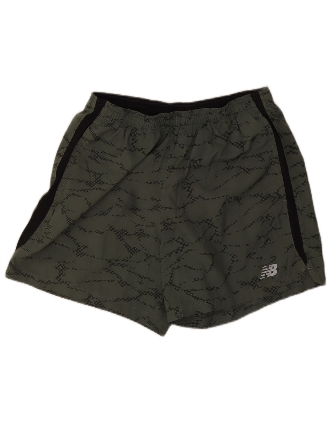 New Balance Herre Sportshorts Medium Khaki Camouflage Polyester