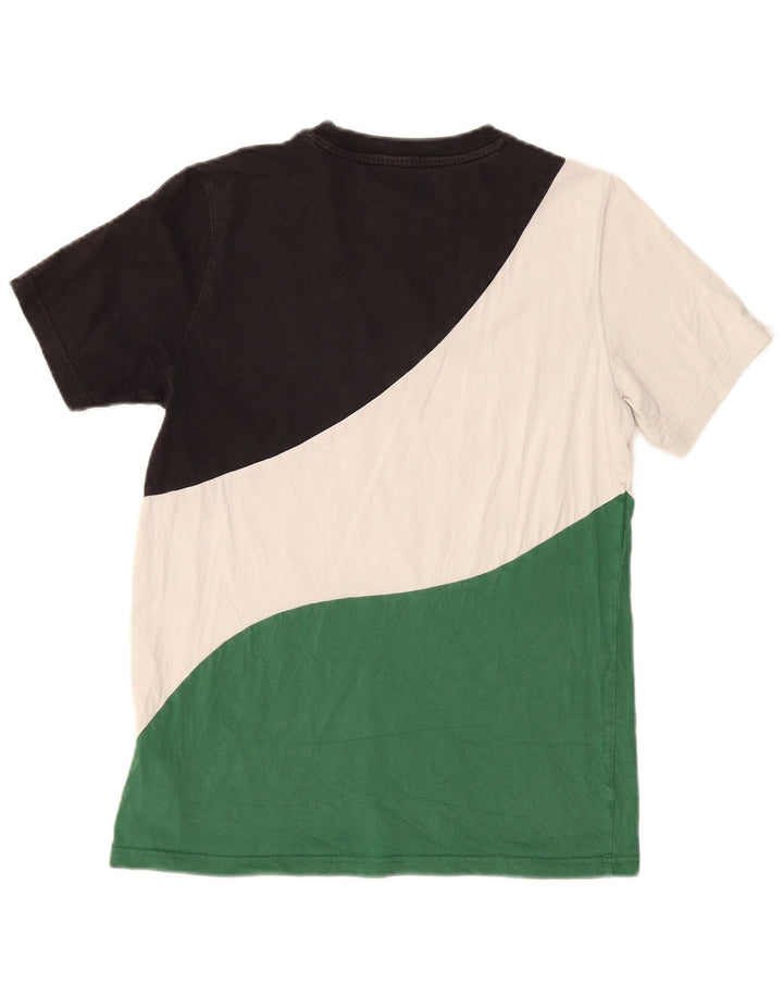 Puma Herre T-shirt Top Lille flerfarvet Colourblock Bomuld
