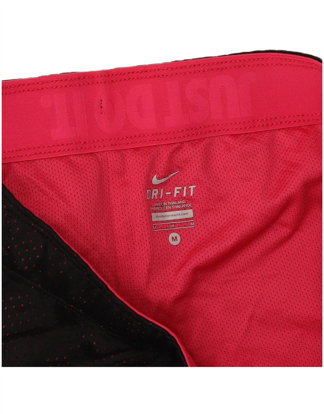 NIKE Womens Sport Shorts UK 12 Medium Black Polyester