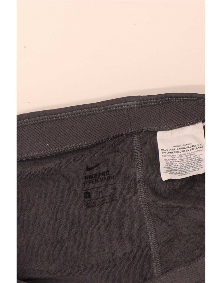 Nike Dame Grafiske Leggings UK 18 XL Grå Colourblock Polyester