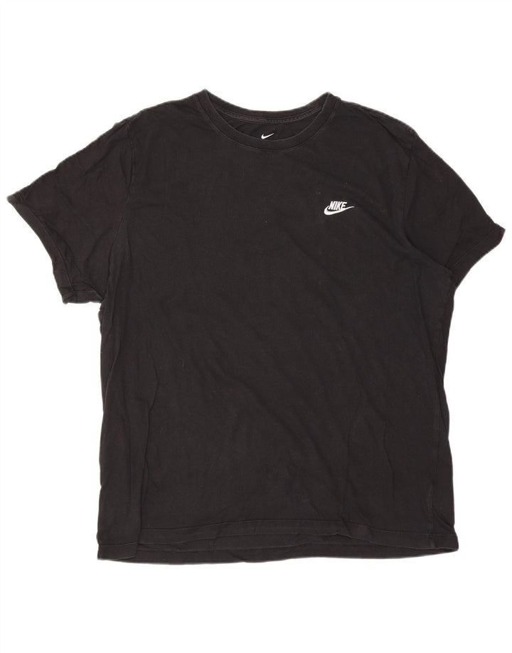 Nike T-shirt top til mænd 2XL sort bomuld