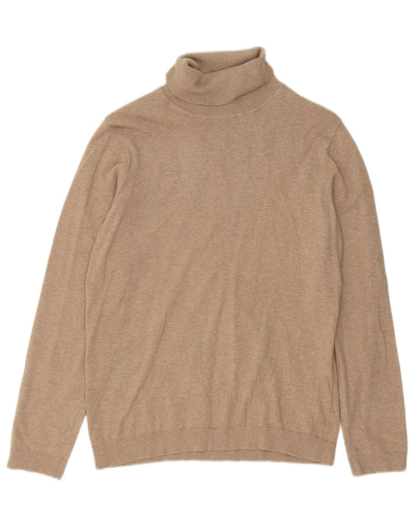 Zara Boys Rullehalstrøje 13-14 år Beige Bomuld Klassisk