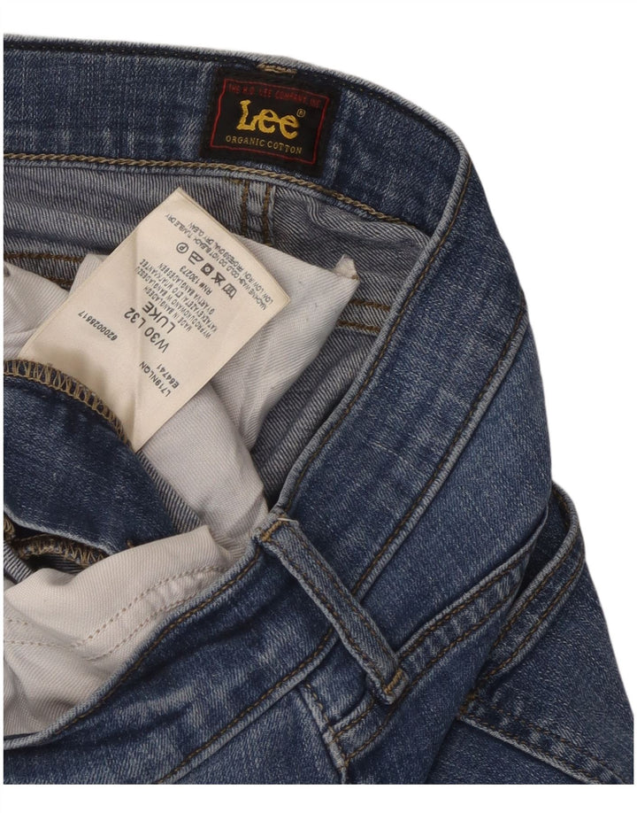 Lee Herre Luke Slim Jeans W30 L32 Blå Bomuld