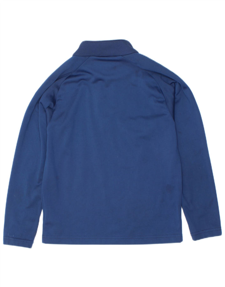 Puma Boys Zip Neck Pullover Træningsdragt Top 5-6 år Blå
