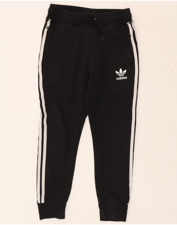 Adidas Drenge Træningsdragt Bukser Joggers 7-8 år Sort Bomuld