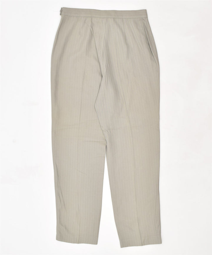 COCONUT Womens Pegged Casual Trousers IT 46 Large W32 L29 Beige Acrylic | Vintage | Thrift | Second-Hand | Used Clothing | Messina Hembry 