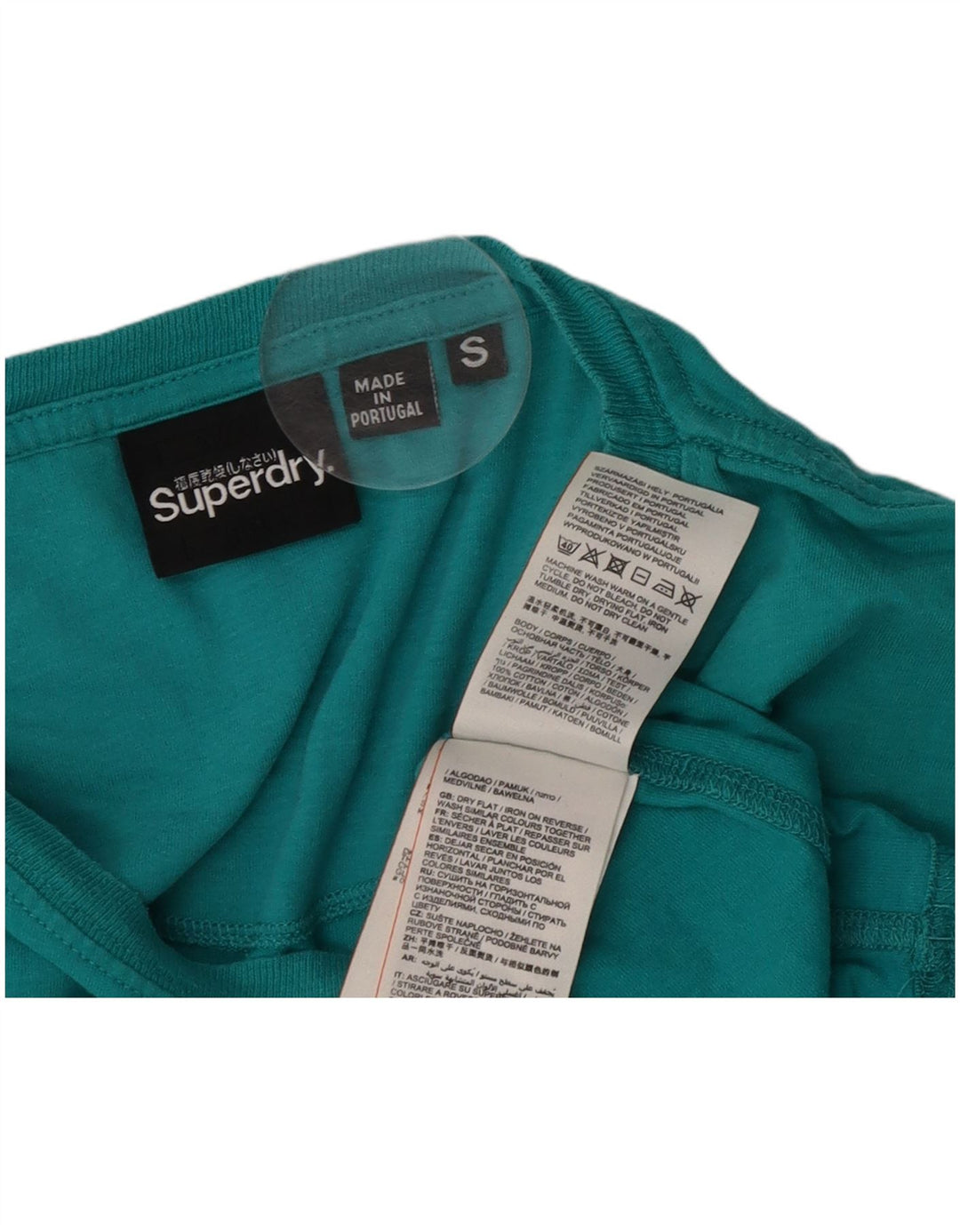 Superdry Herre grafisk T-shirt Top Lille grøn bomuld
