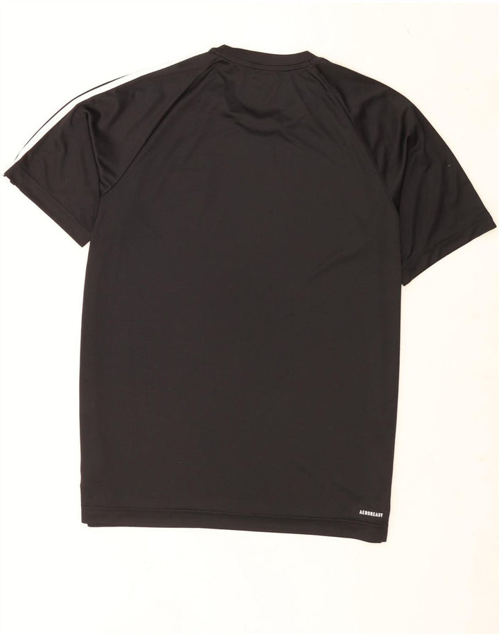 Adidas Herre Aeroready T-Shirt Top Stor Sort Polyester