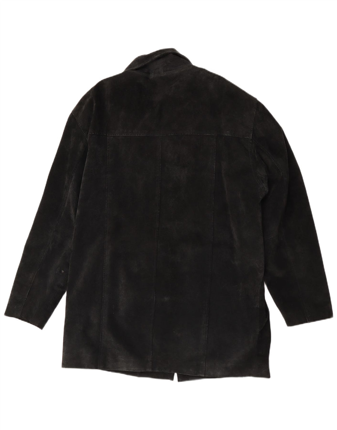 Ben Sherman Herre Ruskind Windbreaker Coat UK 38 Medium Sort Læder