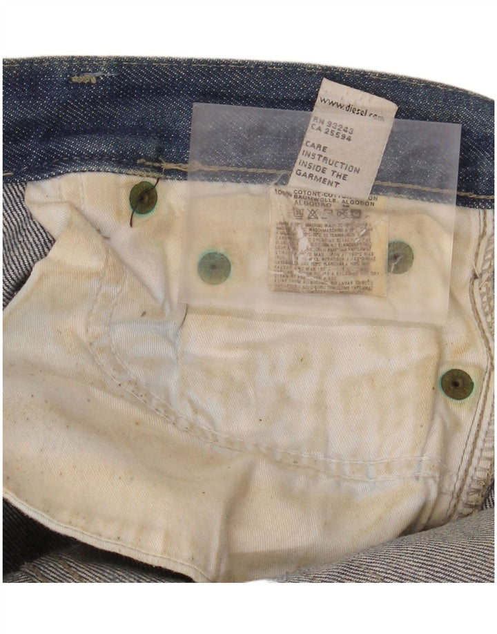 Diesel Dame Bootcut Jeans W32 L32 Blå Bomuld