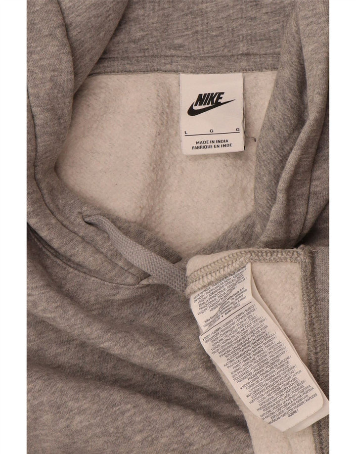 Nike Herre hættetrøje Jumper Large Grå Flecked Bomuld