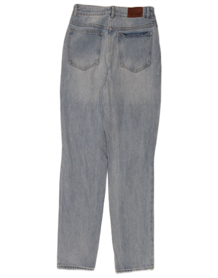 Roxy Dame nødlidende højtaljede jeans W26 L30 blå bomuld