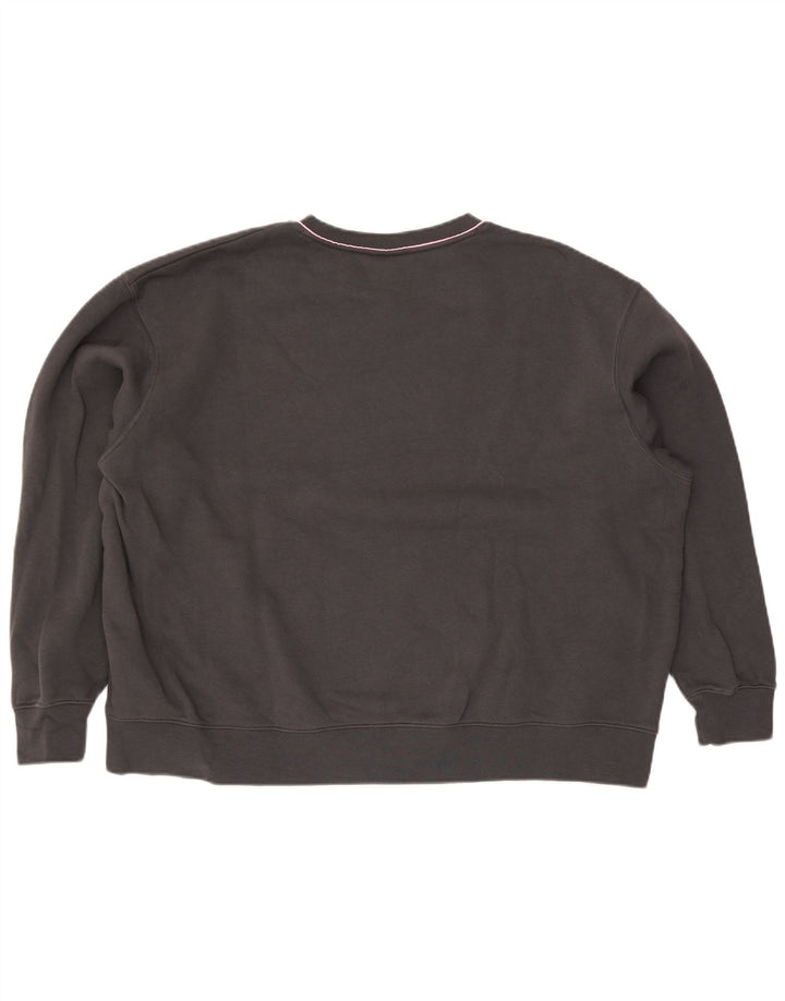 Nike grafisk sweatshirt til mænd 2XL grå bomuld