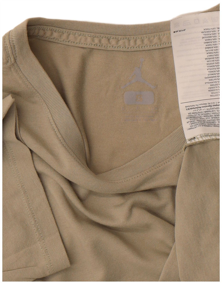 Jordan Herre T-Shirt Top Lille Khaki Bomuld