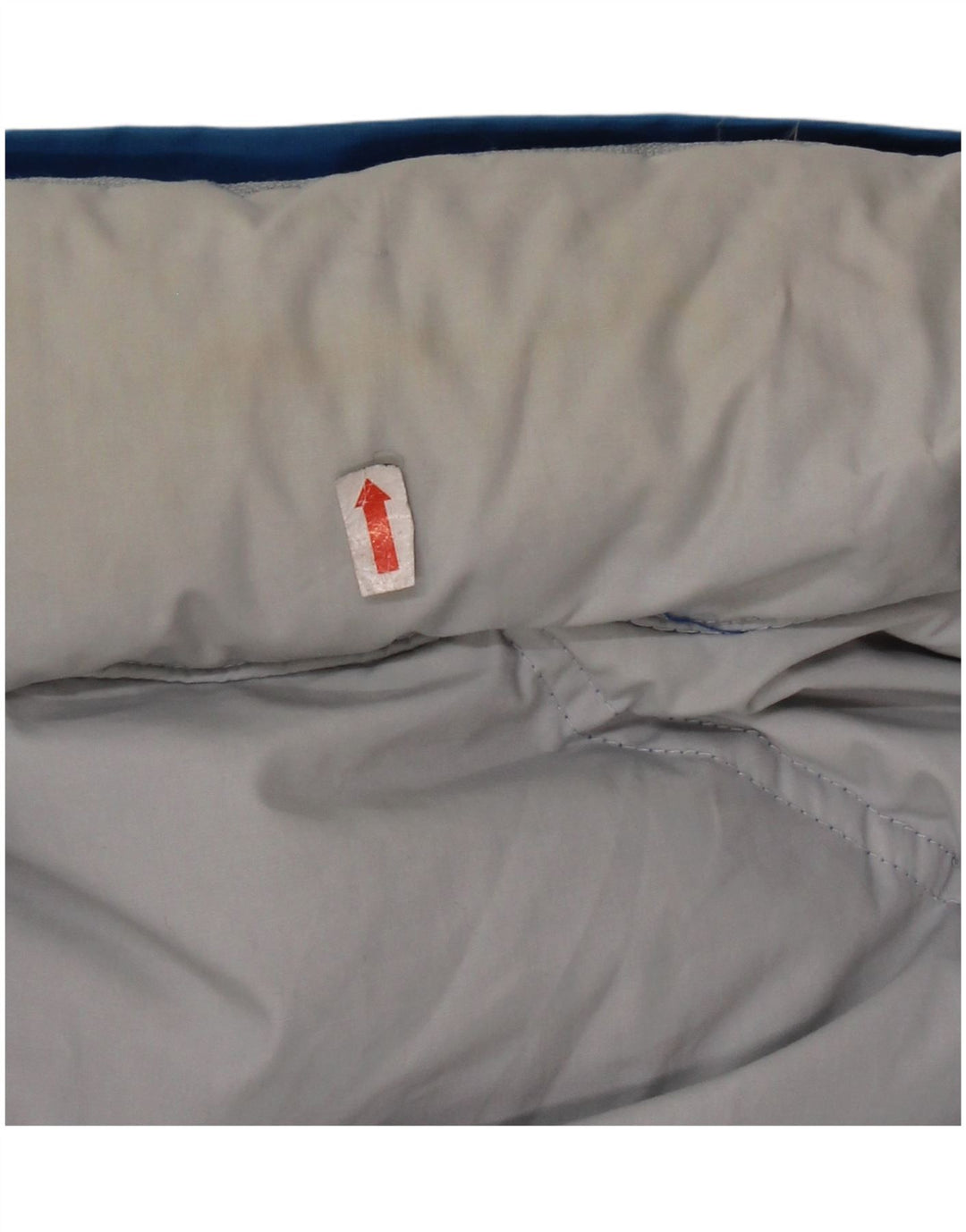 Diadora Herre Hætte Vendbar Polstret Jakke UK 40 Stor Blå Polyester