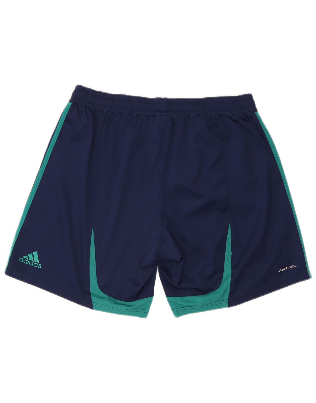 Adidas Herre Climacool Sport Shorts XL Navy Blue Colourblock Polyester