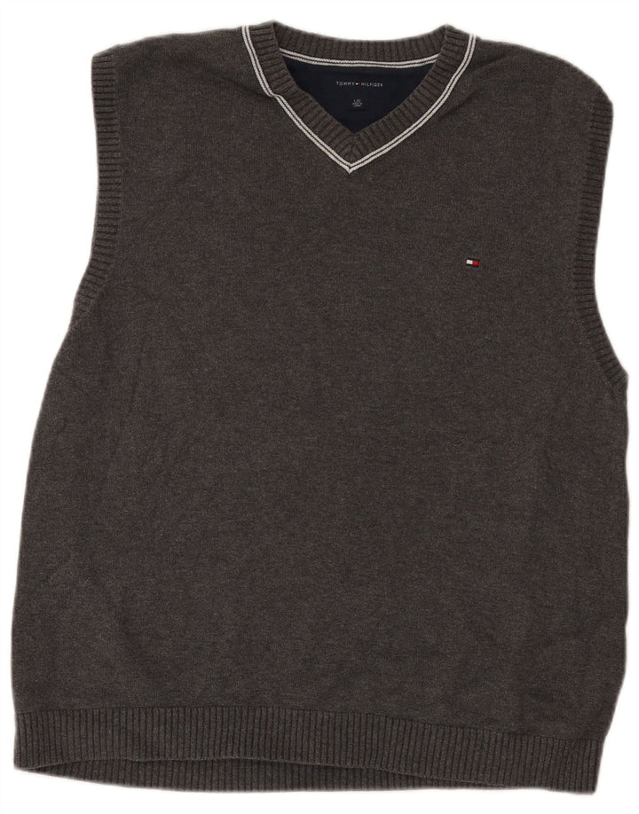 Tommy Hilfiger Herrevest Tank Top Stor Grå Bomuld