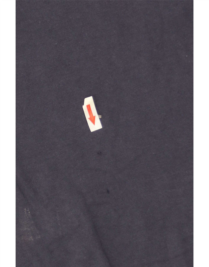 Puma Herre T-Shirt Top Stor Marineblå Bomuld