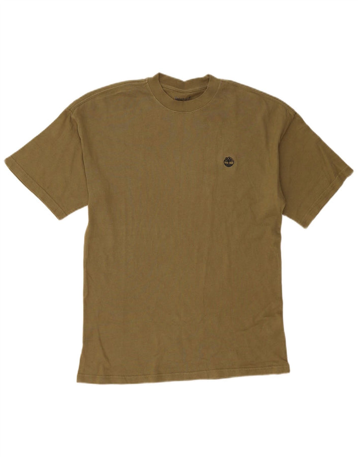 Timberland Herre T-Shirt Top Lille Khaki Bomuld