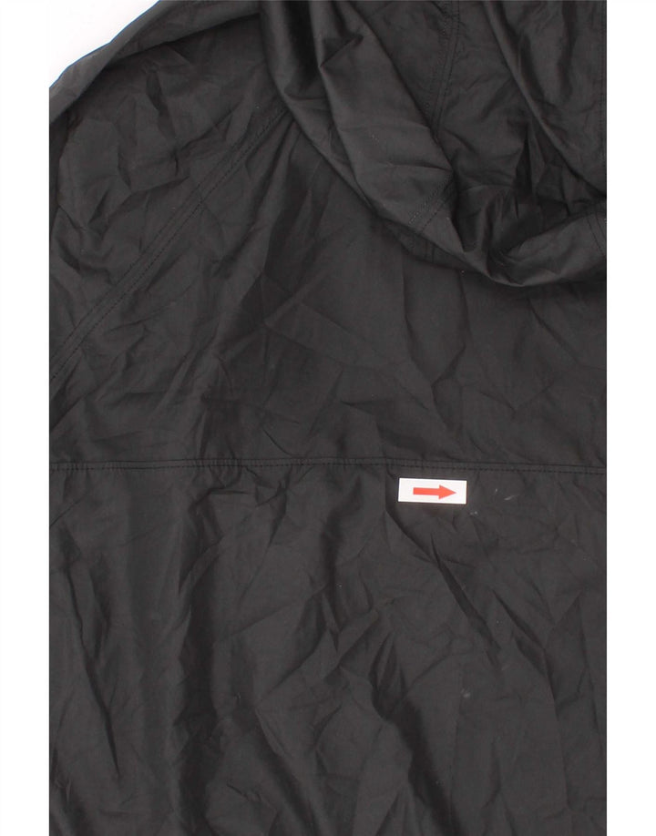 Under Armour Boys Hætte Anorak regnjakke 7-8 år Lille sort polyester