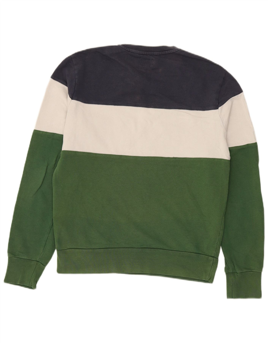 Levi's grafisk sweatshirt til mænd, lille grøn farveblok bomuld