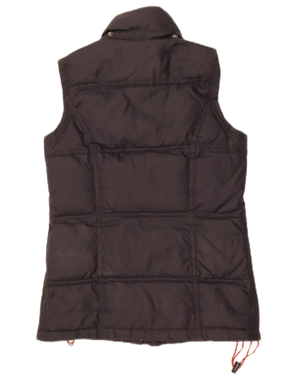 Crew Clothing Dame Polstret Gilet UK 8 Small Black Nylon
