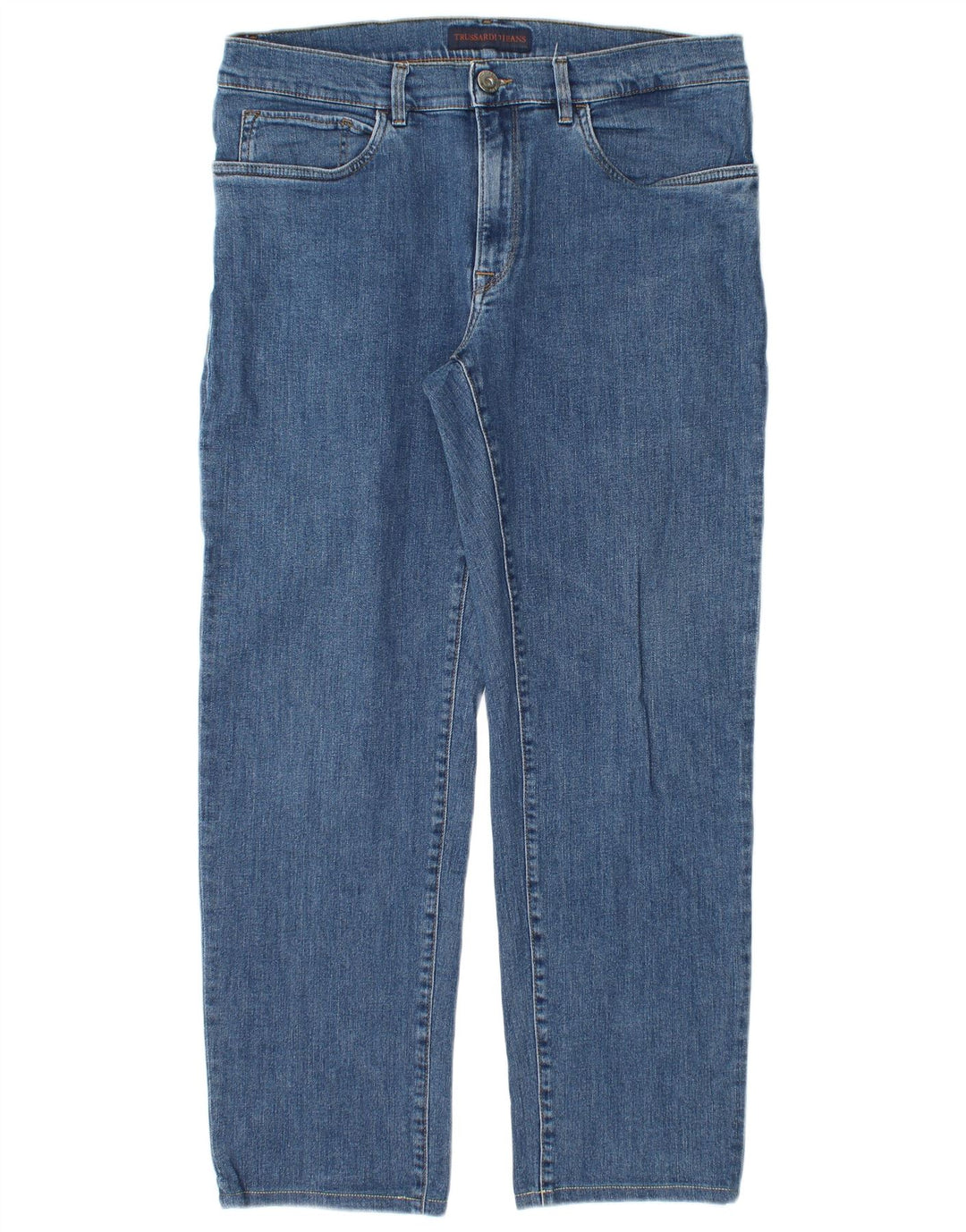 Trussardi Straight Jeans til mænd W37 L28 Blå