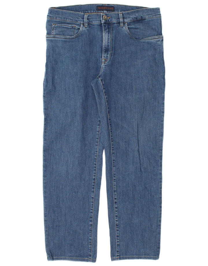 Trussardi Straight Jeans til mænd W37 L28 Blå