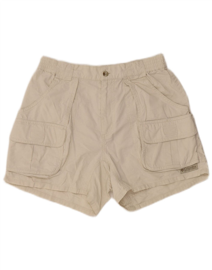 Columbia Womens Cargo Shorts US 6 Medium W28 Beige Bomuld