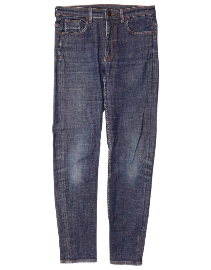 Cos Dame Slim Jeans W28 L29 Blå Bomuld