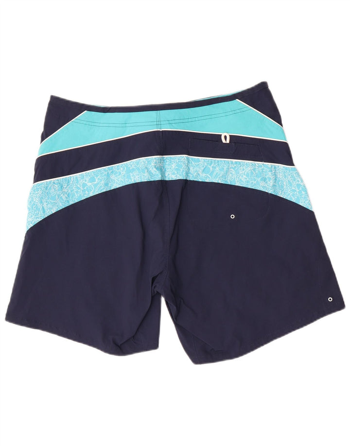 Nike Badeshorts til mænd Large Navy Blue Colourblock