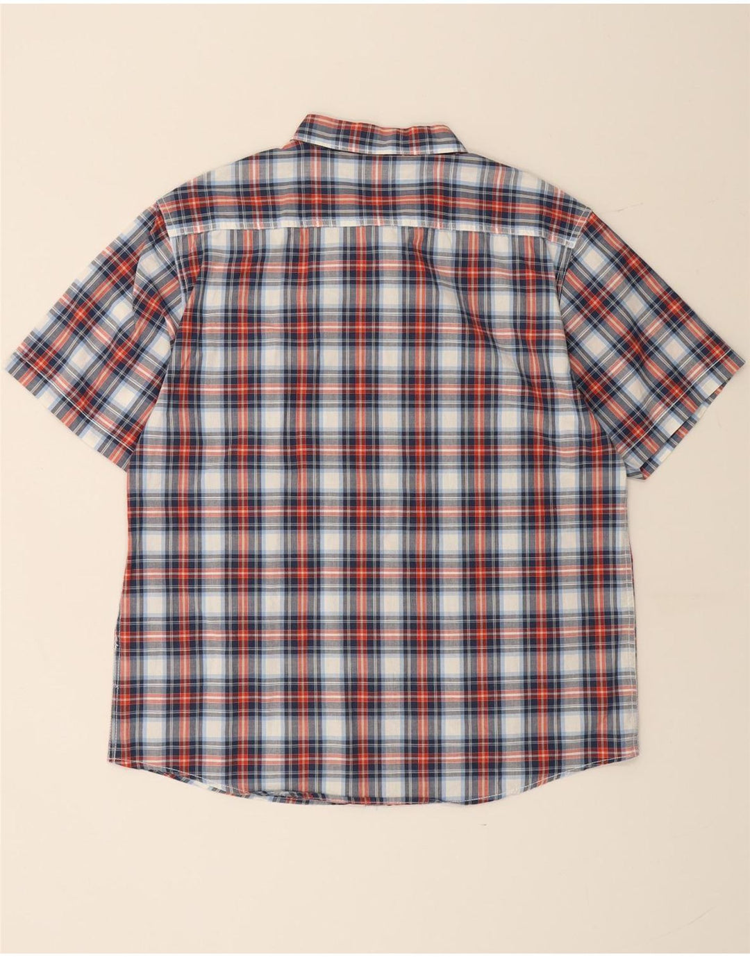 URBAN SPIRIT Herre kortærmet skjorte XL flerfarvet ternet bomuld