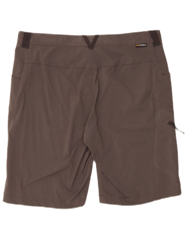 Jack Wolfskin Herre Regular Fit Cargo Shorts UK 42 Large W35 Grå Polyamid