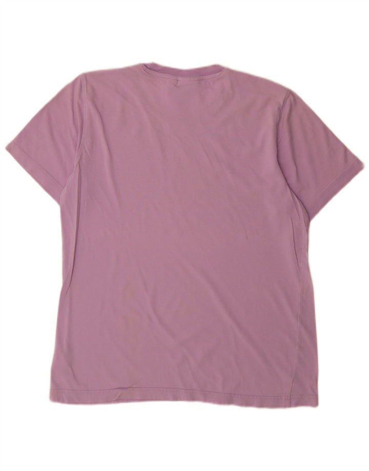 Adidas grafisk t-shirt til mænd, medium lilla bomuld