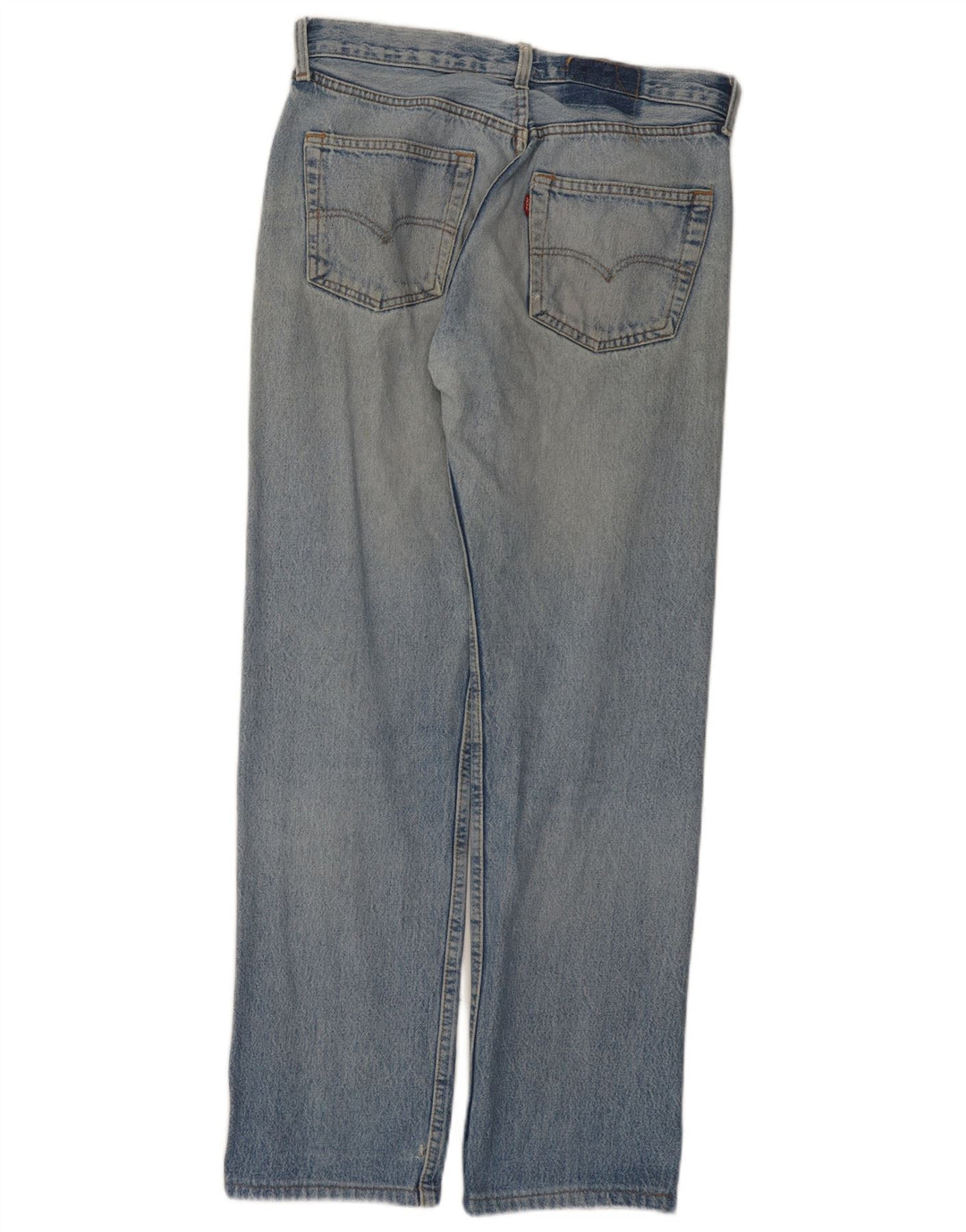 Levi's Dame 501 Straight Jeans W34 L31 Blå Bomuld