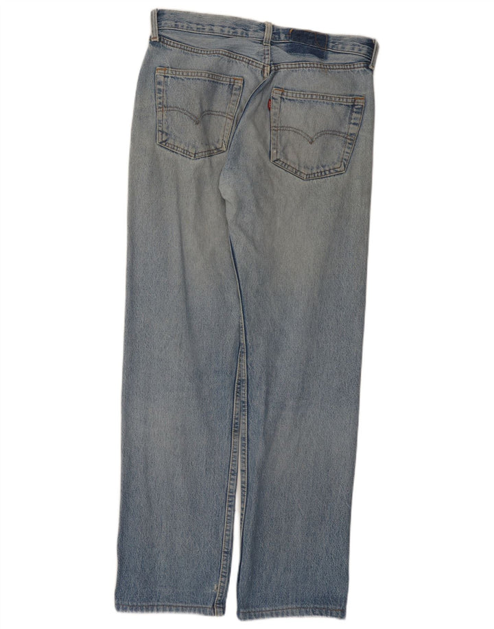 Levi's Dame 501 Straight Jeans W34 L31 Blå Bomuld