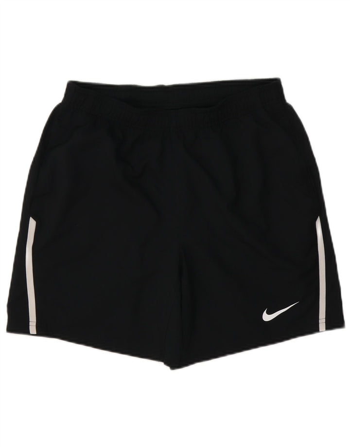 Nike Dri Fit sportsshorts til mænd Small Black Colourblock Polyester