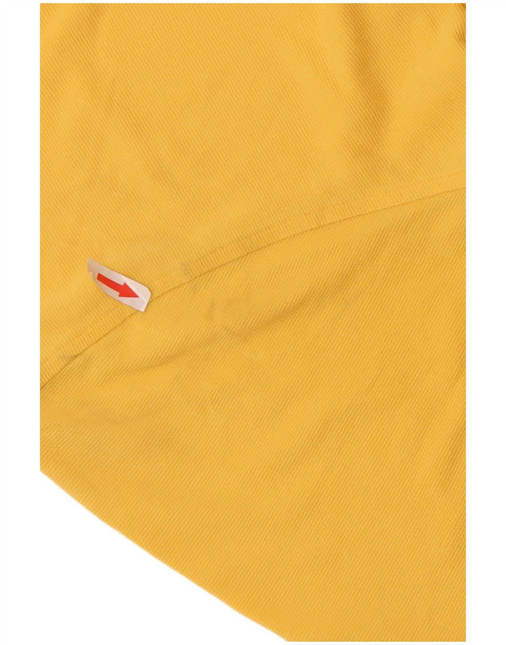 Lacoste Herre Polo Shirt Størrelse 6 XL Gul Bomuld