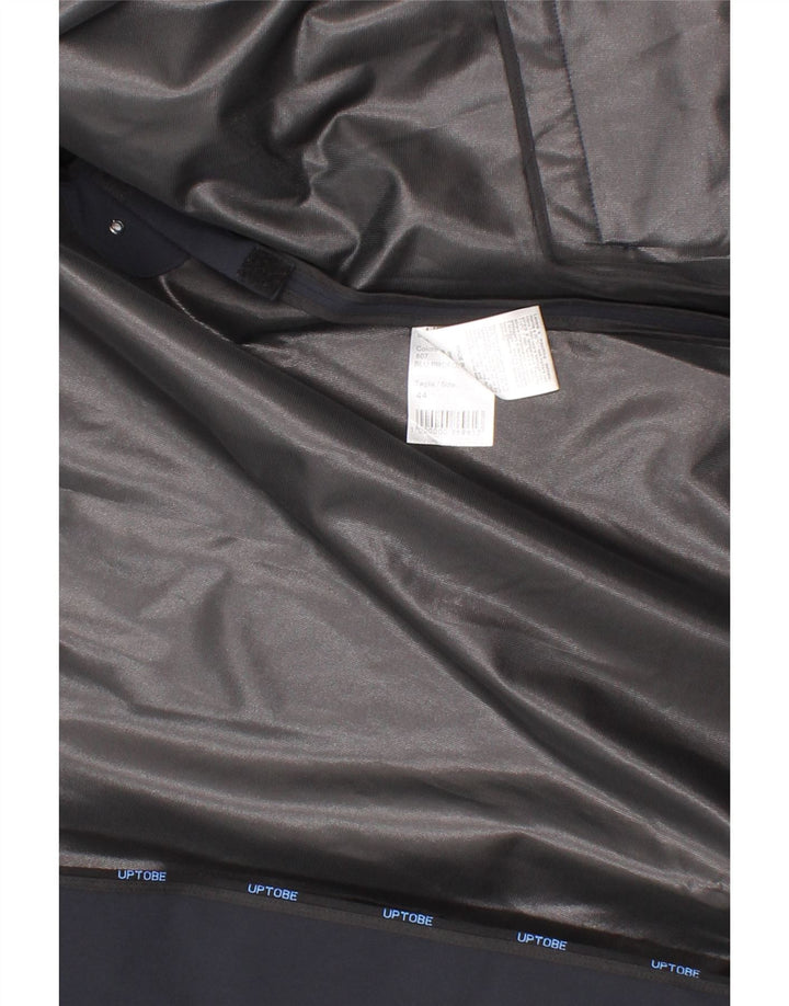 UPTOBE Womens Trench Coat IT 44 Medium Black Polyester Vintage UPTOBE and Second-Hand UPTOBE from Messina Hembry 